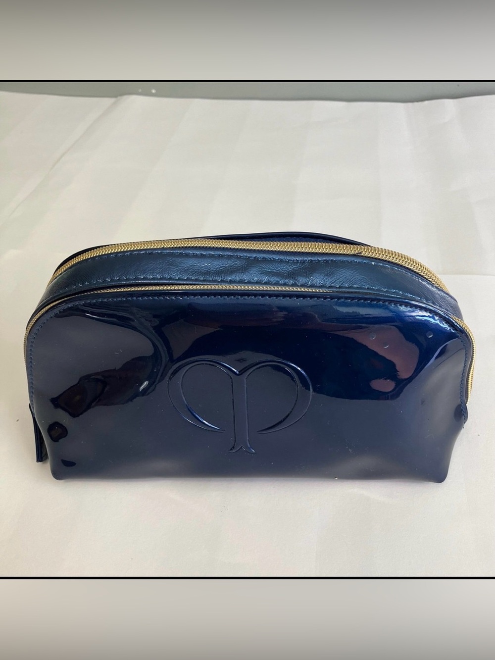 Cle de Peau makeup bag Patent Cosmetic / Makeup Pouch